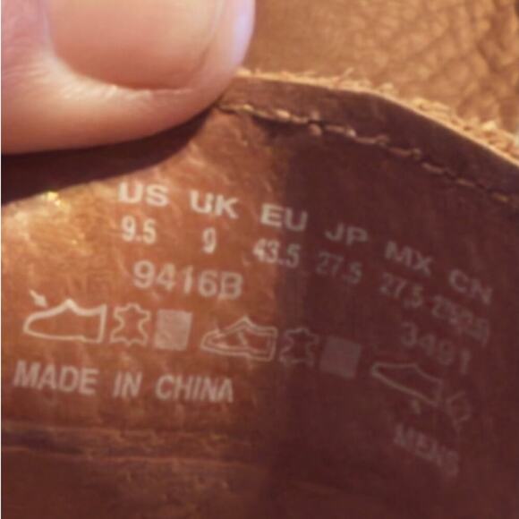 Timberland Tan Leather Ortholite Slip On Loafers Men's Size 9.5 - Picture 6 of 7